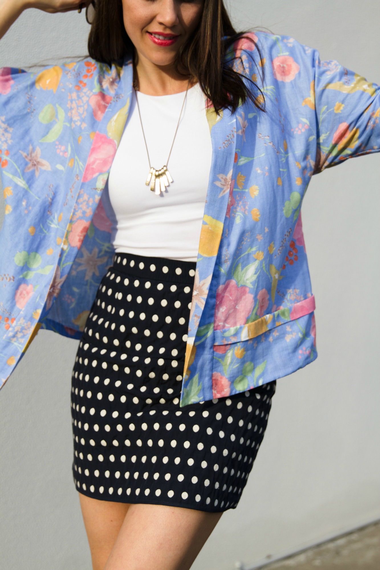 Ada Spragg // DIY Tessuti Tokyo Kimono Jacket + Vogue 1247 skirt