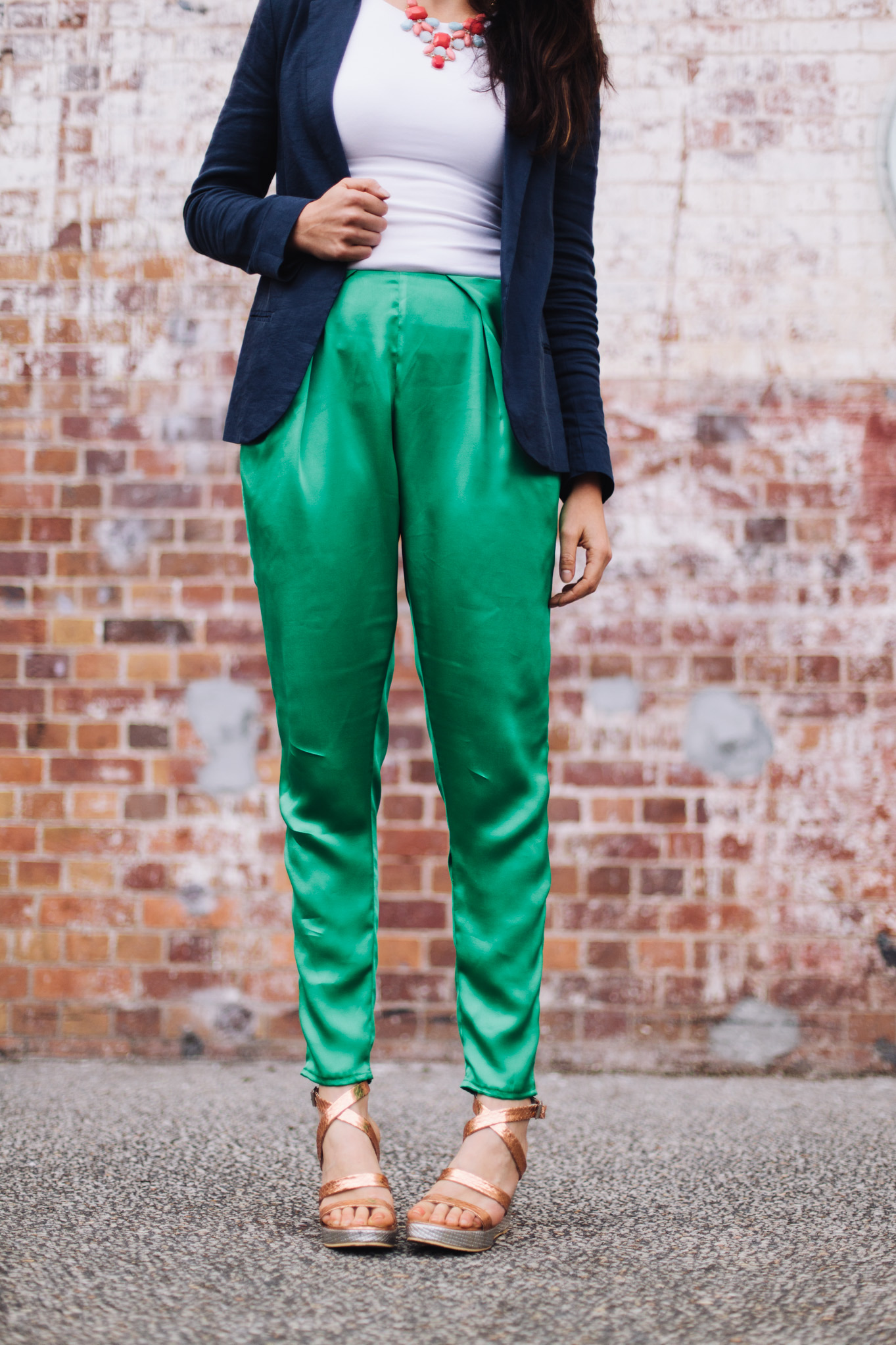 Ada Spragg // DIY Pleated Silk Pants 