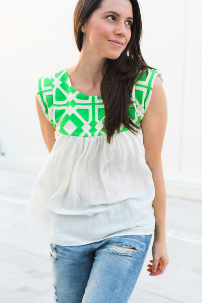 ADA SPRAGG | Not Your Nanna's Sewing|DIY Embellished Summer Top