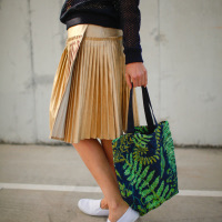 DIY SPORTY LUXE: Skirt of A Thousand Pleats