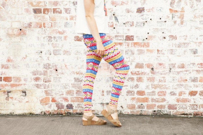 DIY Tribal Leggings by Ada Spragg