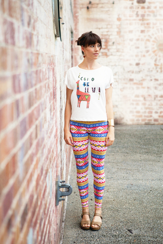 Ada Spragg // DIY Tribal Leggings