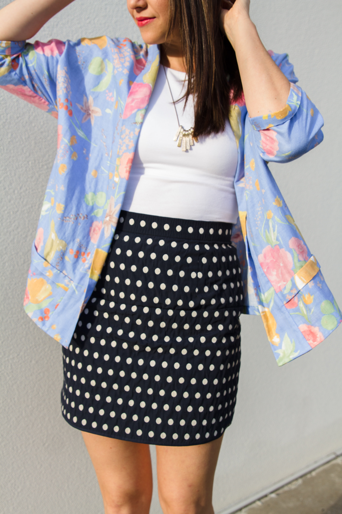 Ada Spragg // DIY Tessuti Tokyo Kimono Jacket + Vogue 1247 skirt