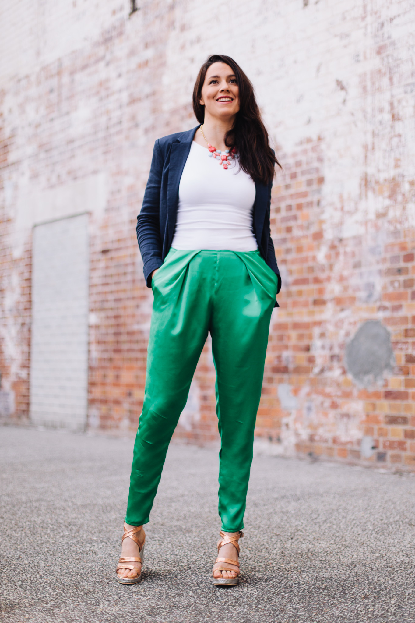 Ada Spragg // DIY Pleated Silk Pants 