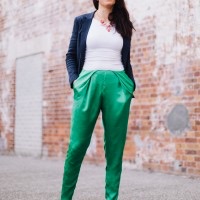 DIY Pleated Silk Pants // Ada Spragg + Britex Fabrics