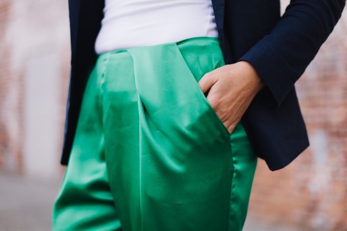 Ada Spragg // DIY Pleated Silk Pants 