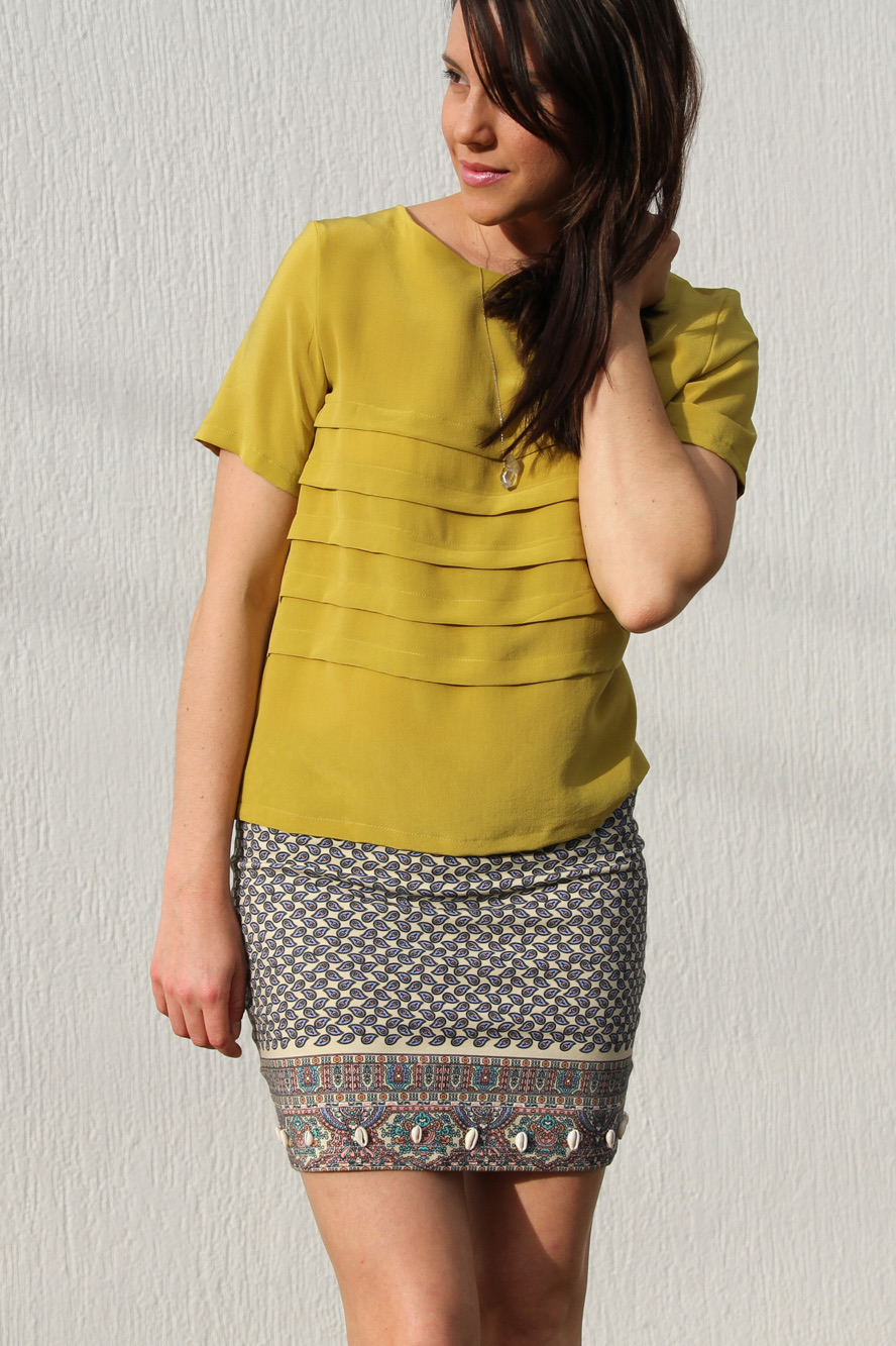 ADA SPRAGG // DIY PLEATED T-SHIRT BY SALME PATTERNS