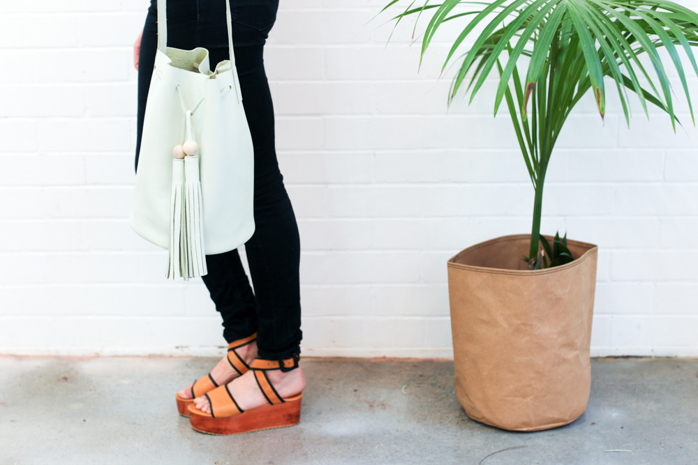 DIY Leather Bucket Bag | Ada Spragg