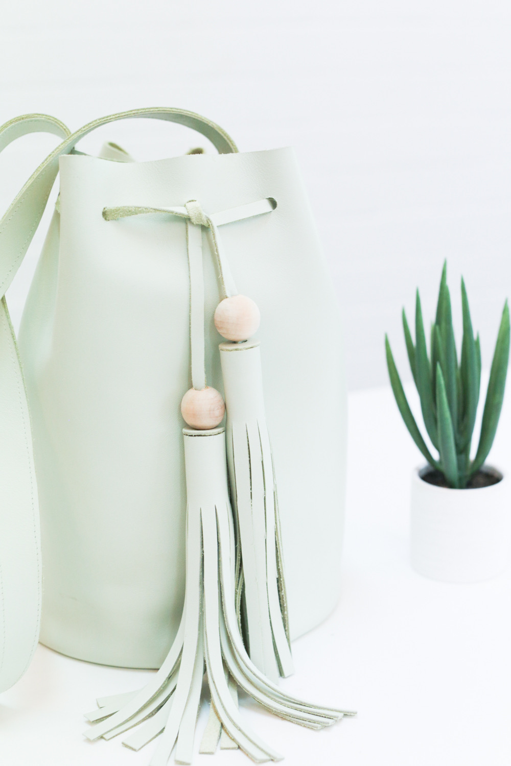 DIY Leather Bucket Bag | Ada Spragg