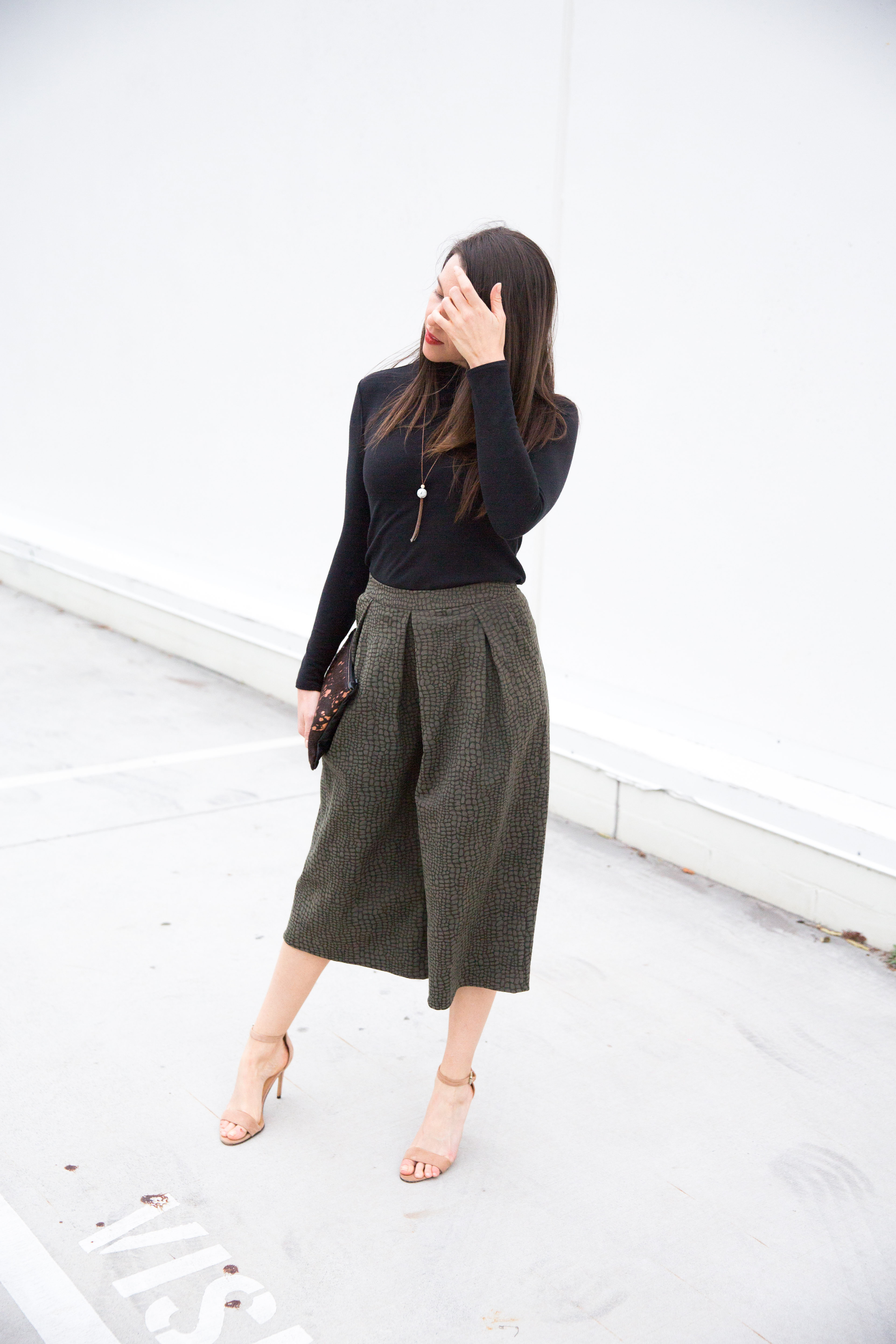 DIY Culottes + Turtleneck | ADA SPRAGG | Not Your Nanna's Sewing