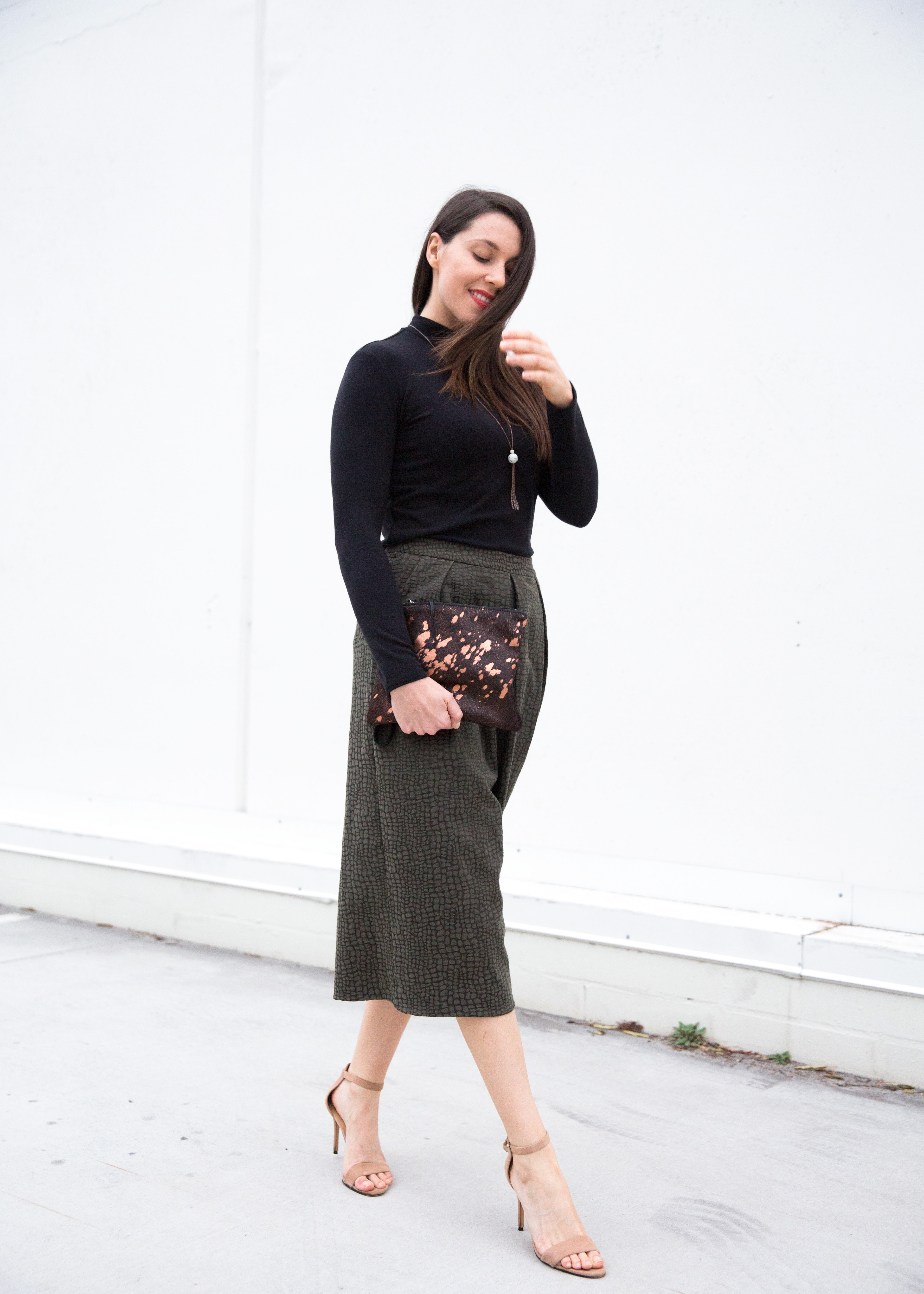 DIY Culottes + Turtleneck | ADA SPRAGG | Not Your Nanna's Sewing